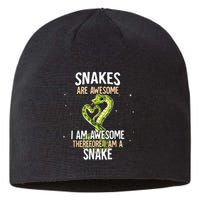 Snakes Are Awesome Snake Sustainable Beanie