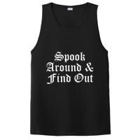 Spook Around And Find Out Funny Halloween PosiCharge Competitor Tank