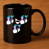 Sushi Addict And Japanese Sushi Lovers Gift 11oz C Handle Ceramic Mug