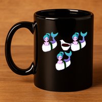 Sushi Addict And Japanese Sushi Lovers Gift 11oz C Handle Ceramic Mug