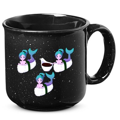Sushi Addict And Japanese Sushi Lovers Gift 15oz Campfire Ceramic Mug
