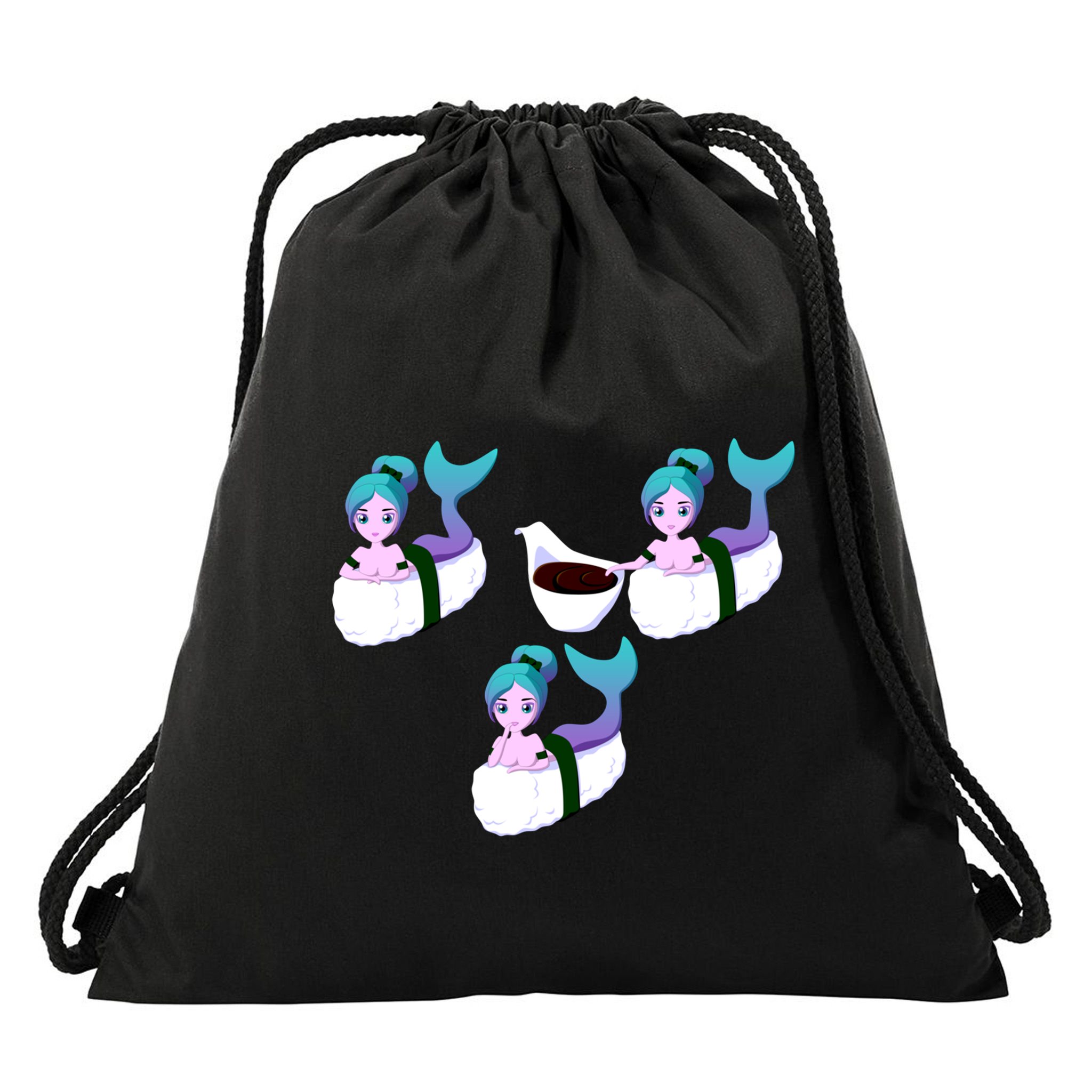 Sushi Addict And Japanese Sushi Lovers Gift Drawstring Bag
