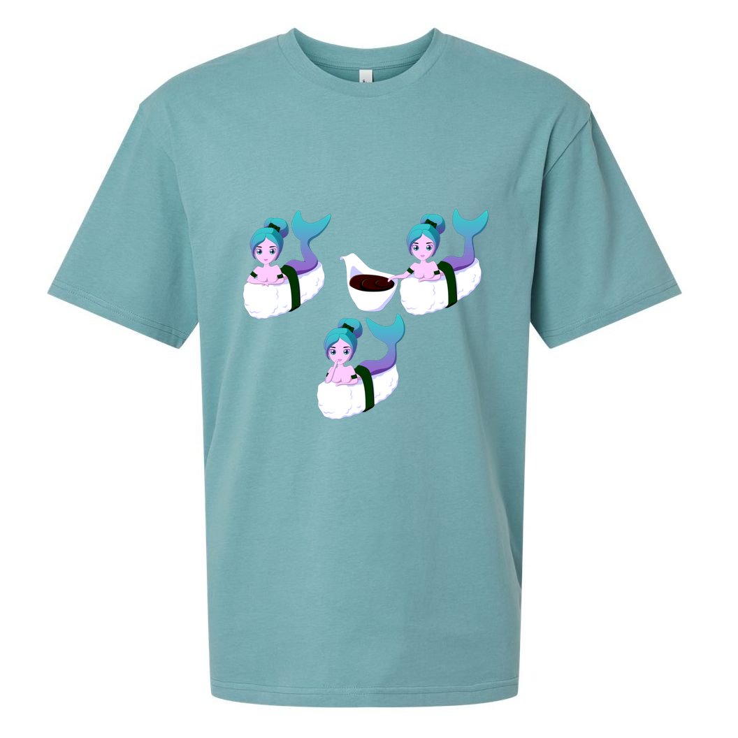 Sushi Addict And Japanese Sushi Lovers Gift Sueded Cloud Jersey T-Shirt