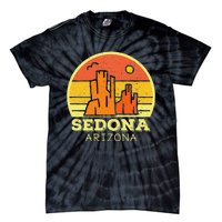 Sedona Arizona AZ Vintage Sunset Desert Camping Hiking Tie-Dye T-Shirt