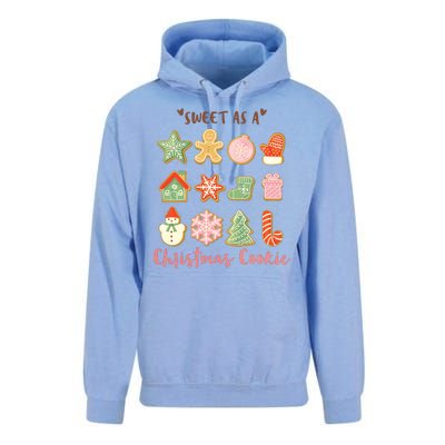 Sweet As A Christmas Cookie Cute Holiday Unisex Surf Hoodie