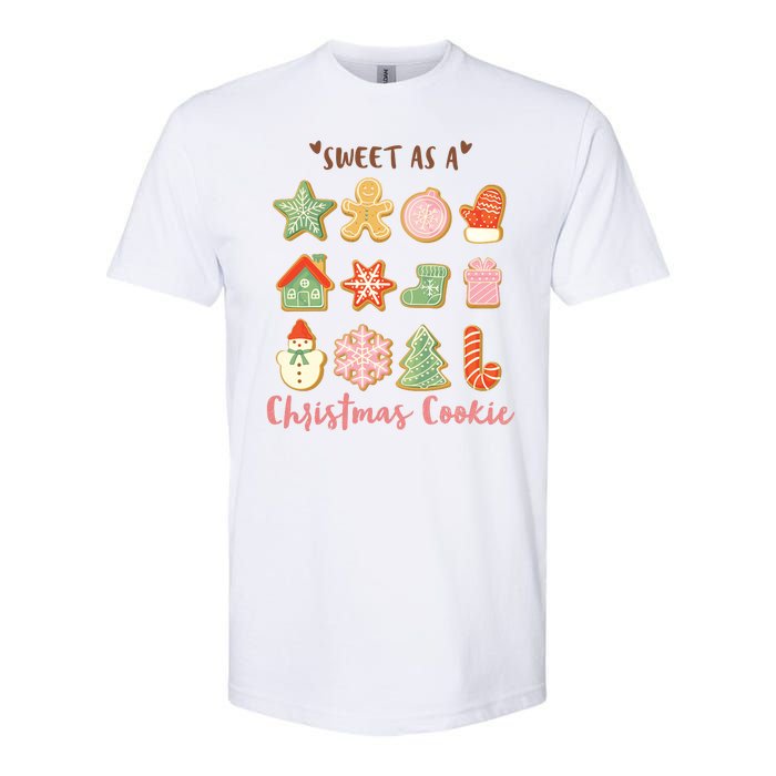 Sweet As A Christmas Cookie Cute Holiday Softstyle CVC T-Shirt