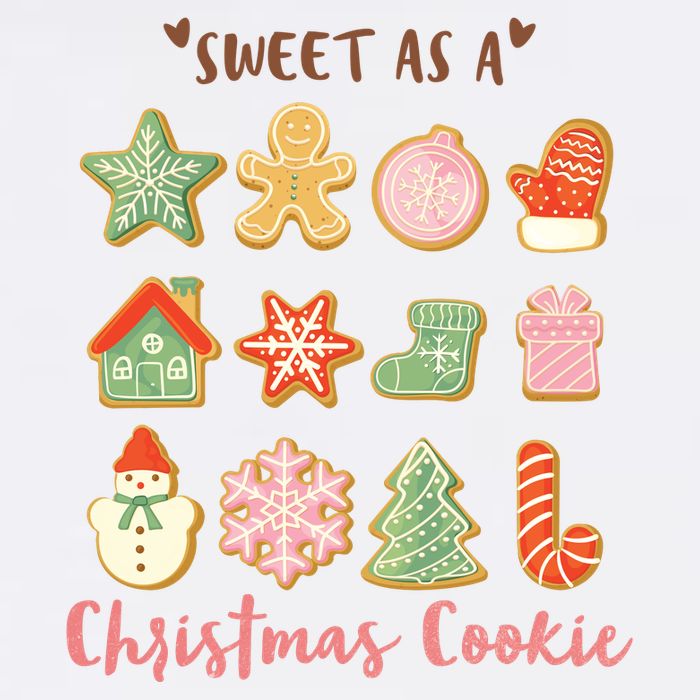 Sweet As A Christmas Cookie Cute Holiday Cooling Performance Crew T-Shirt