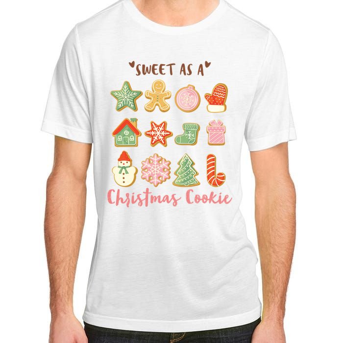 Sweet As A Christmas Cookie Cute Holiday Adult ChromaSoft Performance T-Shirt