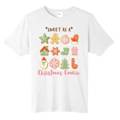 Sweet As A Christmas Cookie Cute Holiday Tall Fusion ChromaSoft Performance T-Shirt