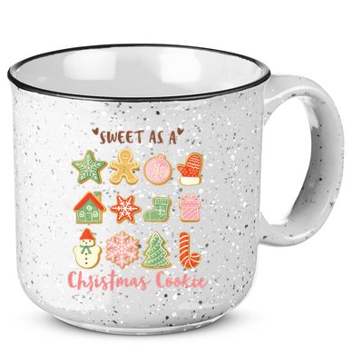 Sweet As A Christmas Cookie Cute Holiday 15oz Campfire Ceramic Mug