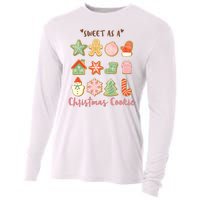 Sweet As A Christmas Cookie Cute Holiday Cooling Performance Long Sleeve Crew