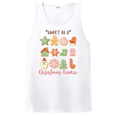 Sweet As A Christmas Cookie Cute Holiday PosiCharge Competitor Tank