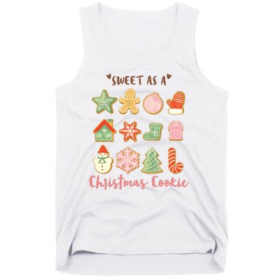 Sweet As A Christmas Cookie Cute Holiday Tank Top