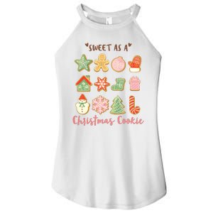 Sweet As A Christmas Cookie Cute Holiday Women's Perfect Tri Rocker Tank