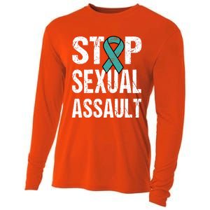 Sexual Assault Awareness Cool Gift Sexual Harasst Me Too Cooling Performance Long Sleeve Crew