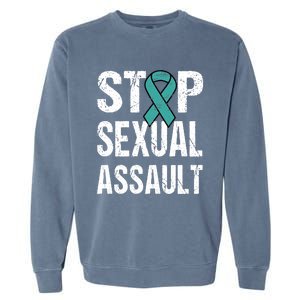 Sexual Assault Awareness Cool Gift Sexual Harasst Me Too Garment-Dyed Sweatshirt