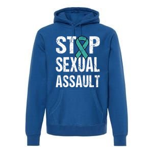 Sexual Assault Awareness Cool Gift Sexual Harasst Me Too Premium Hoodie