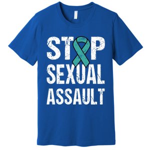 Sexual Assault Awareness Cool Gift Sexual Harasst Me Too Premium T-Shirt