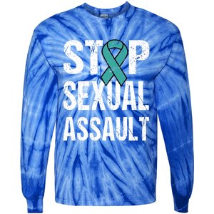 Sexual Assault Awareness Cool Gift Sexual Harasst Me Too Tie-Dye Long Sleeve Shirt