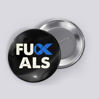 Support ALS Awareness Month Costume Blue Ribbon Button