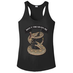 Second Amendment Anti Biden Don't Tread On Me Conservative 29 Ladies PosiCharge Competitor Racerback Tank