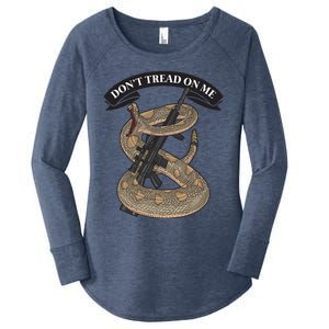 Second Amendment Anti Biden Don't Tread On Me Conservative 29 Women's Perfect Tri Tunic Long Sleeve Shirt