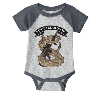 Second Amendment Anti Biden Don't Tread On Me Conservative 29 Infant Baby Jersey Bodysuit