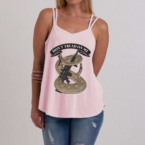 Second Amendment Anti Biden Don't Tread On Me Conservative 29 Women's Strappy Tank