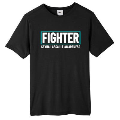 Sexual Assault Awareness Gift Sexual Assault Fighter Gift Tall Fusion ChromaSoft Performance T-Shirt