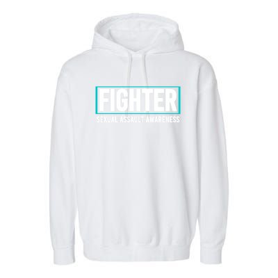 Sexual Assault Awareness Gift Sexual Assault Fighter Gift Garment-Dyed Fleece Hoodie