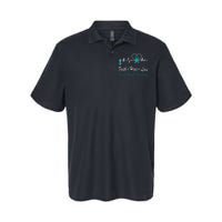 Sexual Assault Awareness Christian Cross Support Teal Ribbon Softstyle Adult Sport Polo