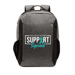 Sexual Assault Awareness Support Squad I Wear Teal Ribbon Vector Backpack