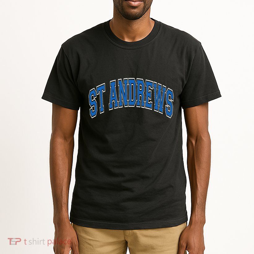 St Andrews Arched Blue Text Tall T-Shirt