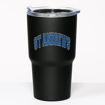 St Andrews Arched Blue Text Tumbler