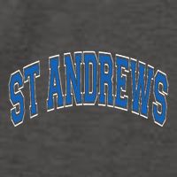 St Andrews Arched Blue Text Vector Backpack