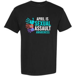 Sexual Assault Awareness Month Sexual Assault Awareness Garment-Dyed Heavyweight T-Shirt