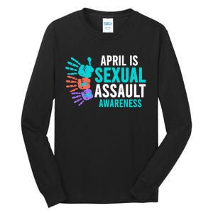 Sexual Assault Awareness Month Sexual Assault Awareness Tall Long Sleeve T-Shirt