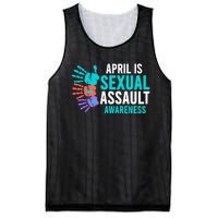 Sexual Assault Awareness Month Sexual Assault Awareness Mesh Reversible Basketball Jersey Tank