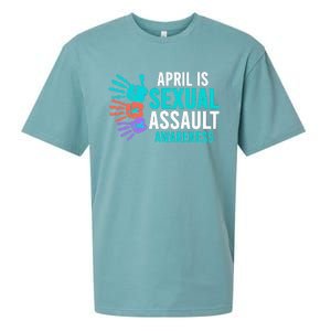 Sexual Assault Awareness Month Sexual Assault Awareness Sueded Cloud Jersey T-Shirt