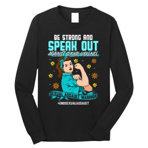 Sexual Assault Awareness Month End Sexual Assaults Long Sleeve Shirt