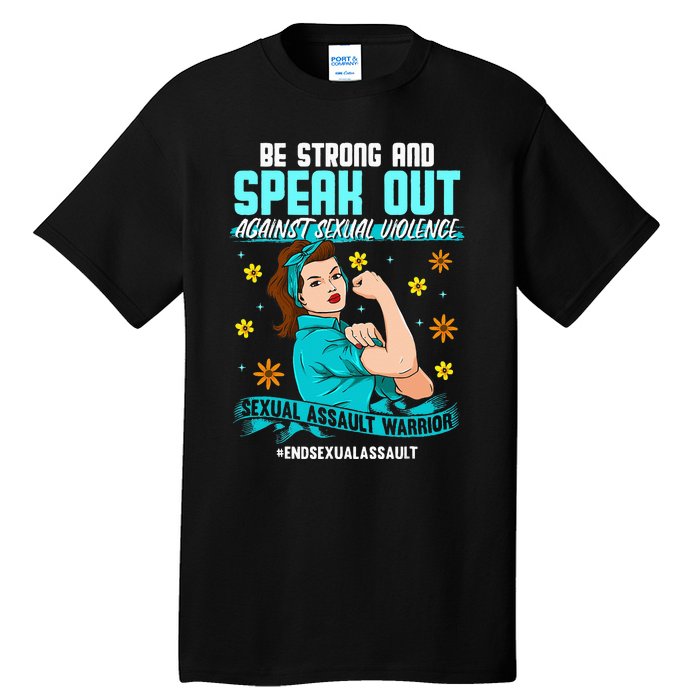 Sexual Assault Awareness Month End Sexual Assaults Tall T-Shirt