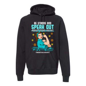 Sexual Assault Awareness Month End Sexual Assaults Premium Hoodie