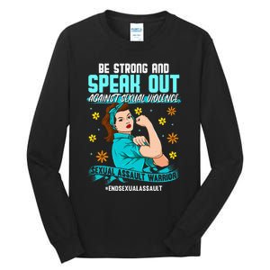 Sexual Assault Awareness Month End Sexual Assaults Tall Long Sleeve T-Shirt