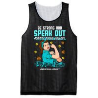 Sexual Assault Awareness Month End Sexual Assaults Mesh Reversible Basketball Jersey Tank