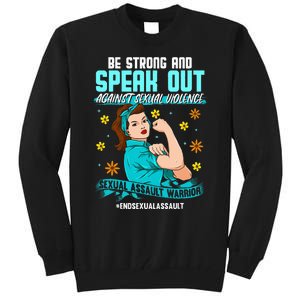 Sexual Assault Awareness Month End Sexual Assaults Tall Sweatshirt