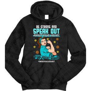 Sexual Assault Awareness Month End Sexual Assaults Tie Dye Hoodie