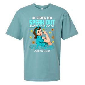 Sexual Assault Awareness Month End Sexual Assaults Sueded Cloud Jersey T-Shirt