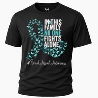 Sexual Assault Awareness Month Teal Ribbon Cooling Performance Crew T-Shirt