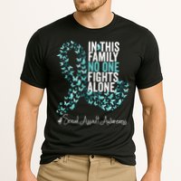 Sexual Assault Awareness Month Teal Ribbon Cooling Performance Crew T-Shirt