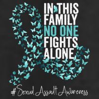 Sexual Assault Awareness Month Teal Ribbon Adult Drive Performance Visor